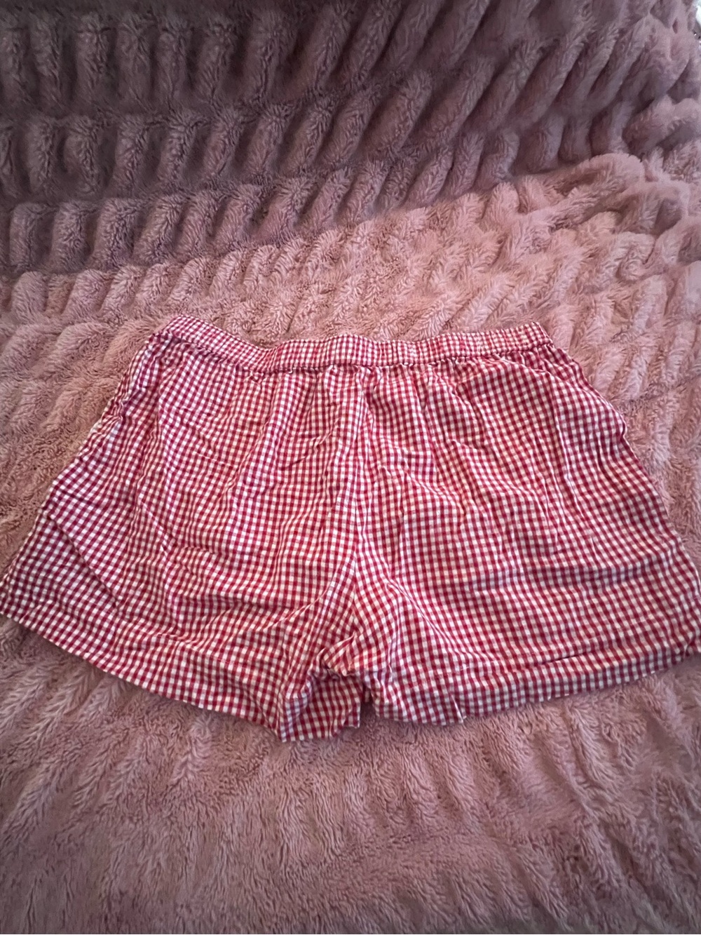 Shiny by Nature red gingham boxer short